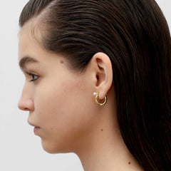 RSNY simple pearl earrings - RSNY R2110B 铜镀金/银耳针 约5*18*20mm 通勤款几何造型/优选精品级贝珠/微厚重精巧质感/镜面级精工抛光