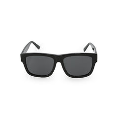 RSNY UN Classic square sunglasses - RSNY ·MJ0001A · Plate/nylon lenses · Frame width 148mm/temple length 145mm · Lens width 56mm/height 43.9mm · Unisex bright black large frame mirror type worn by men and women/0 touch metal logo