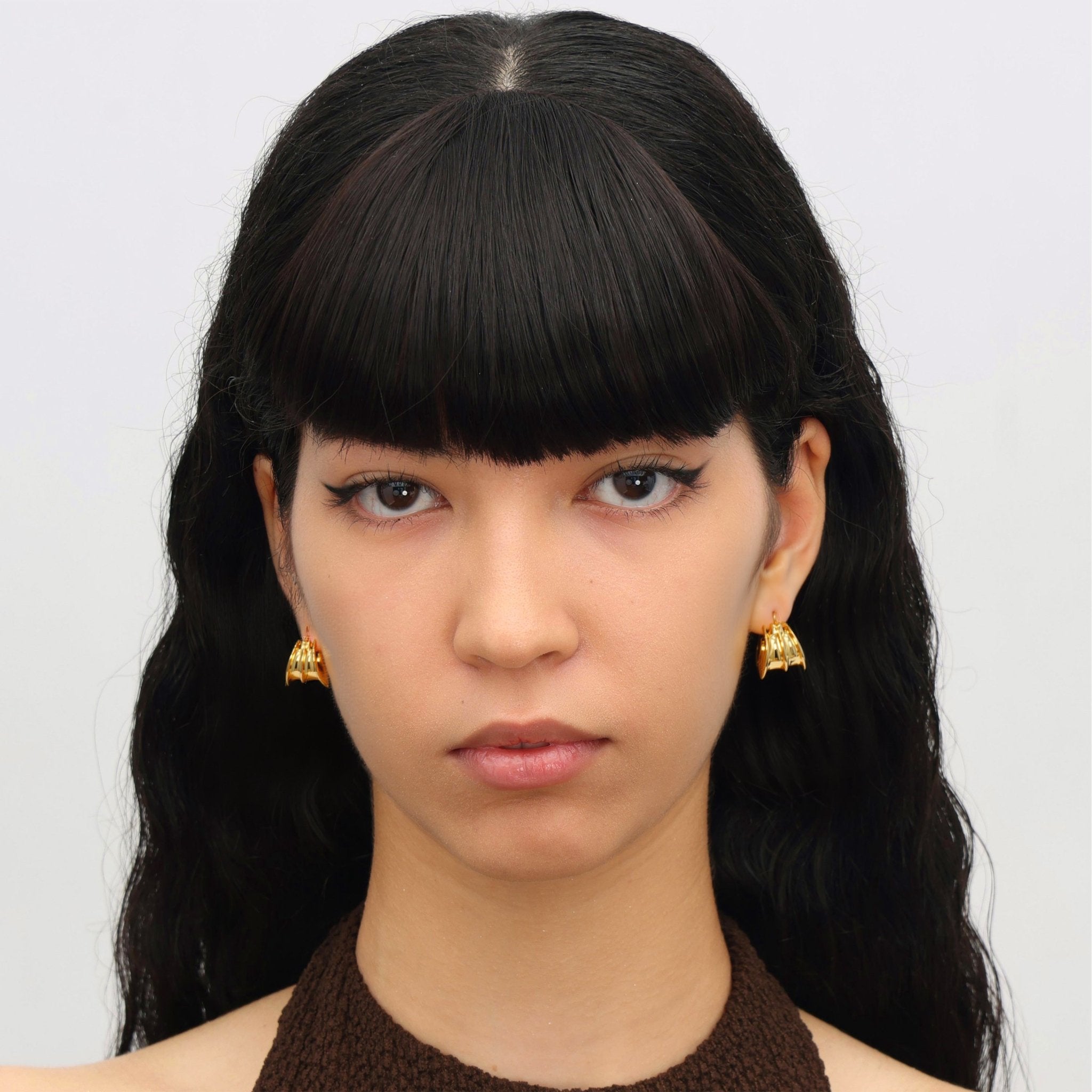 RSNY abstract geometric earrings - R2031B