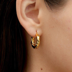 RSNY abstract line earrings - R2033B