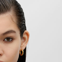 RSNY abstract line earrings - R2033B