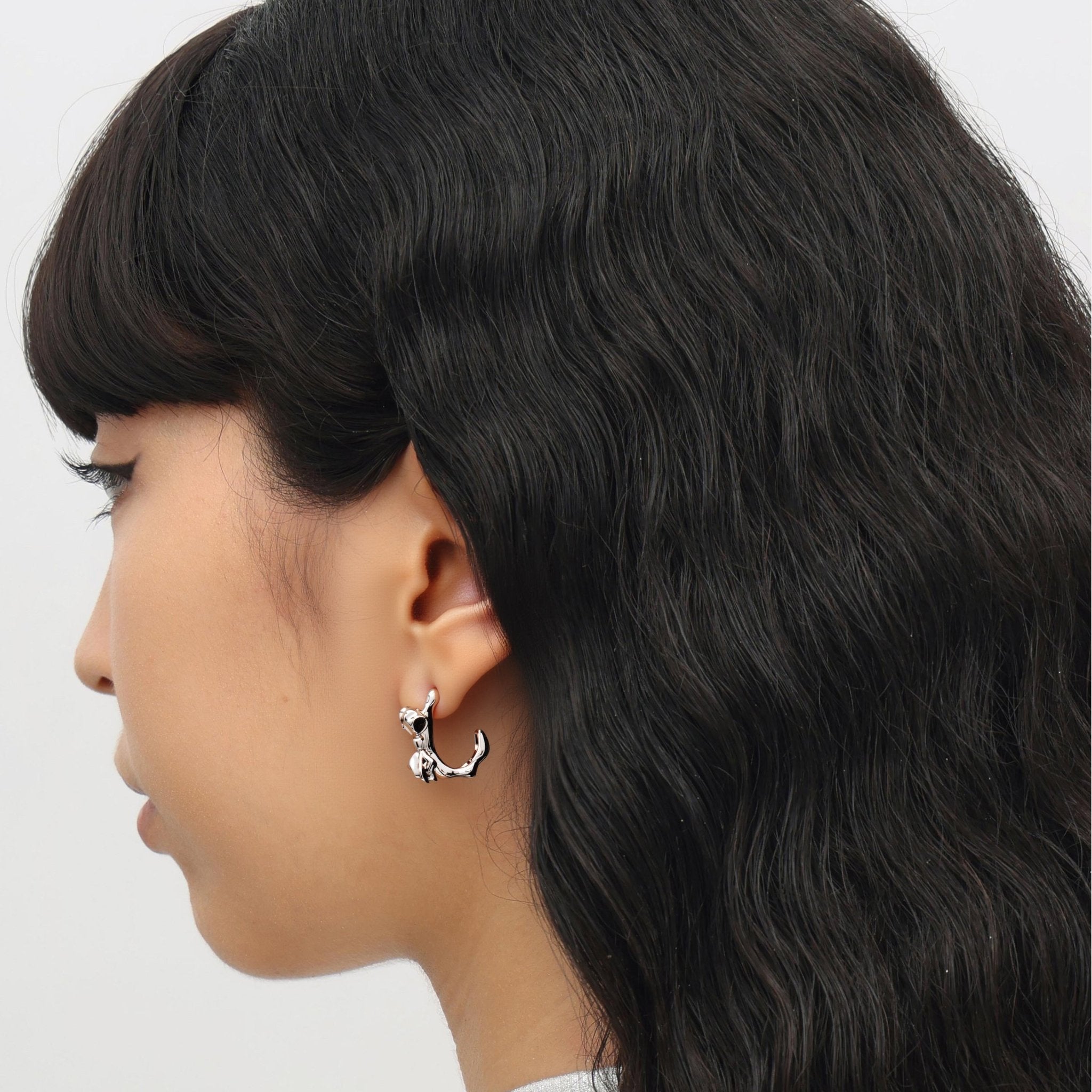 RSNY Bowtie Ribbon Earrings - R2229A