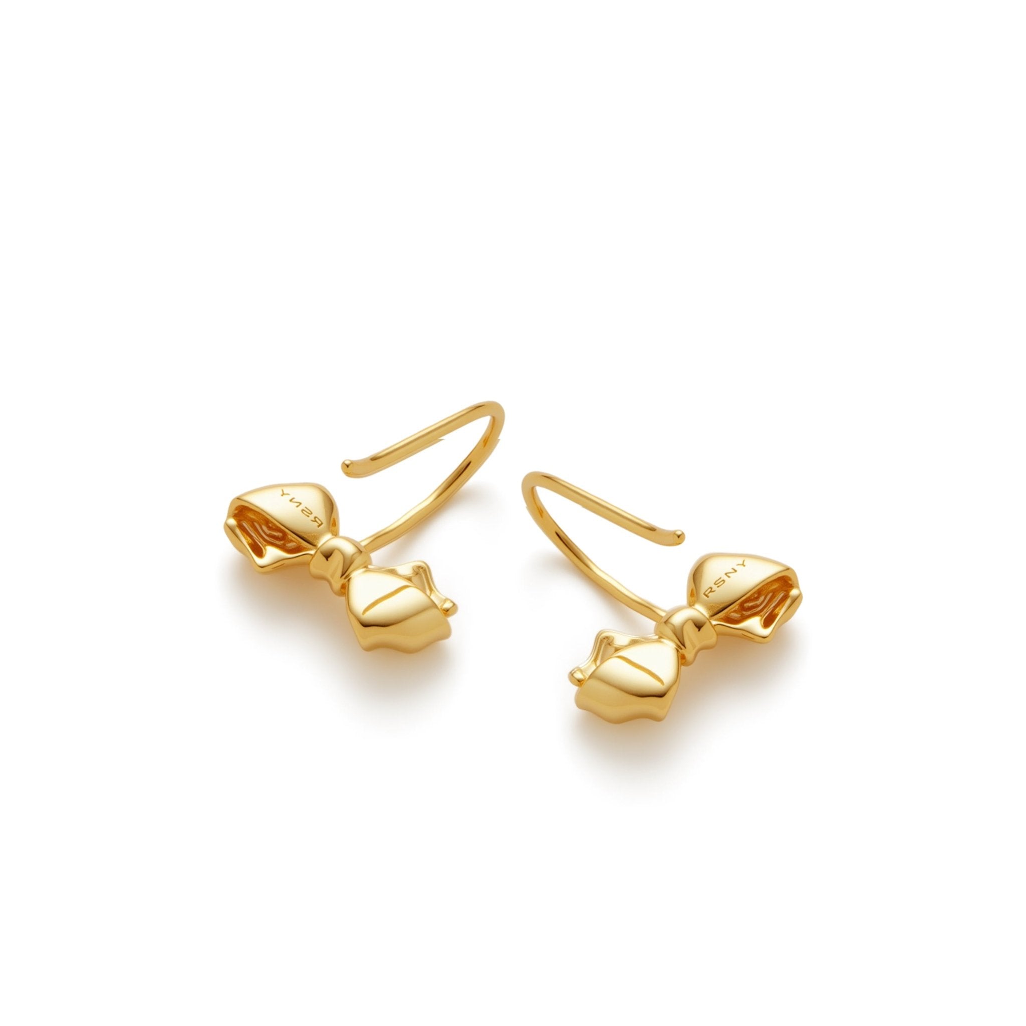 RSNY Bowtie Ribbon Earrings - R2230B
