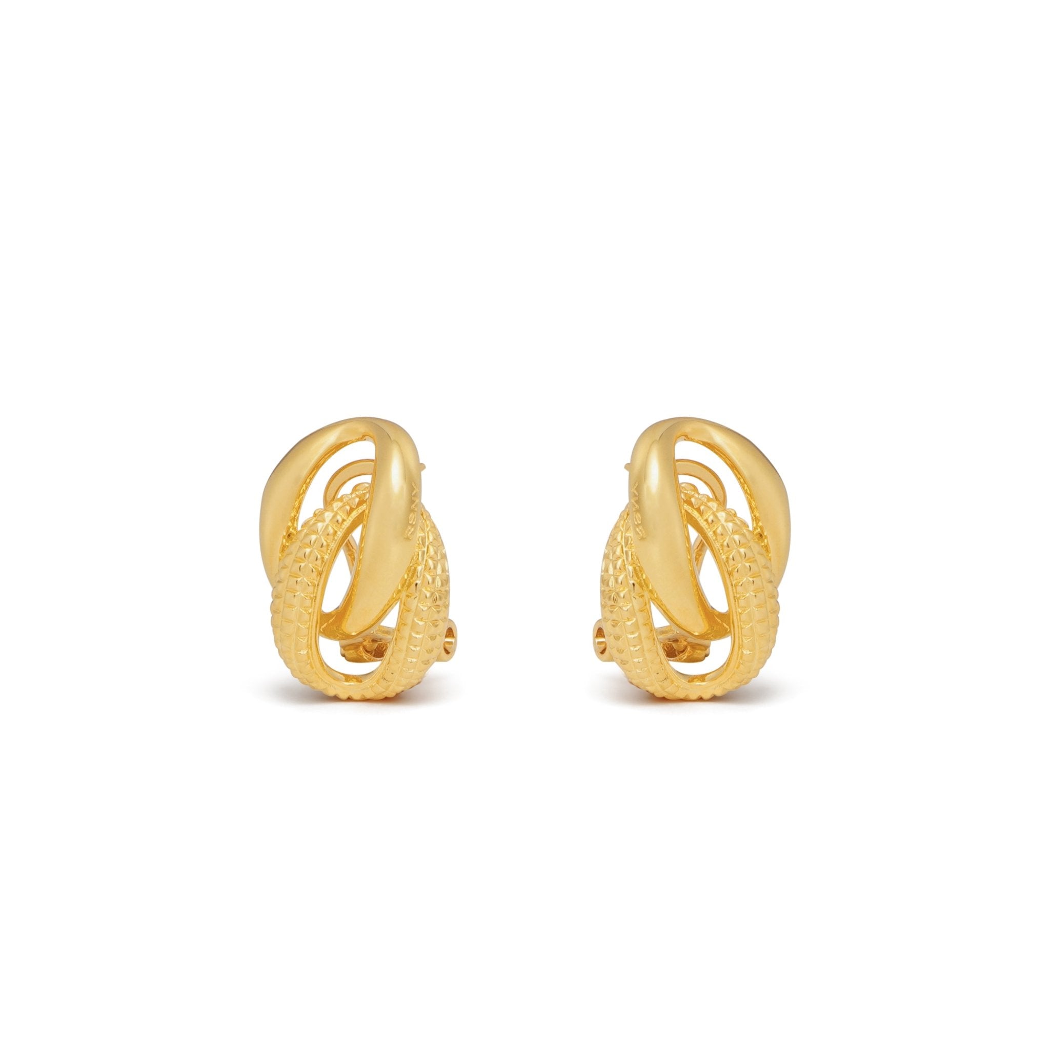RSNY chain shaped earrings - R2071B