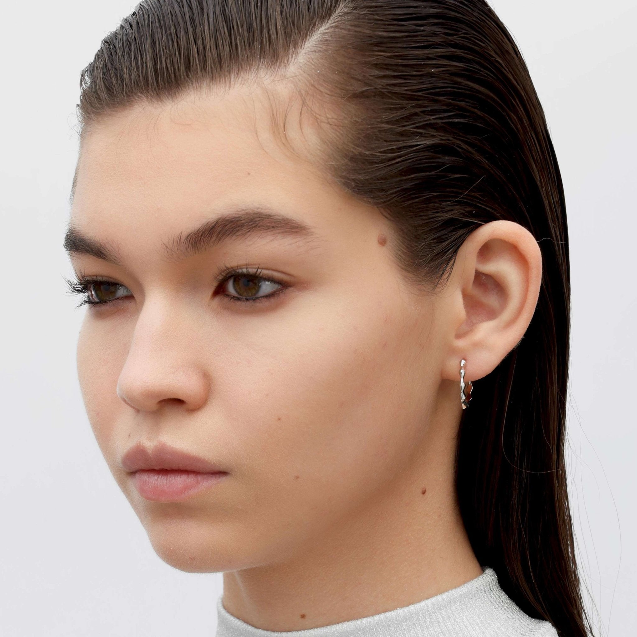 RSNY diamond cut earrings - R2171A