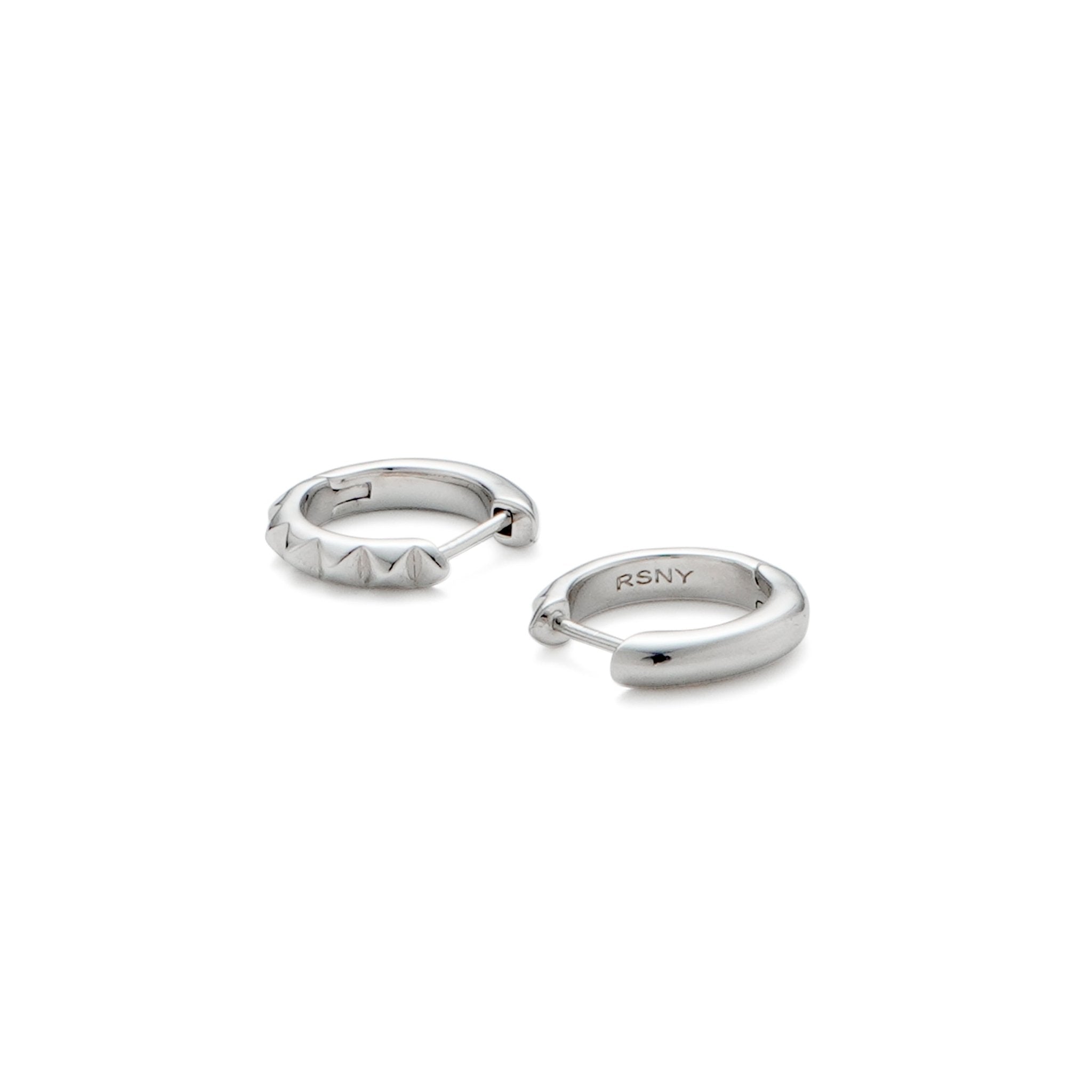 RSNY diamond pattern earrings - R2024A