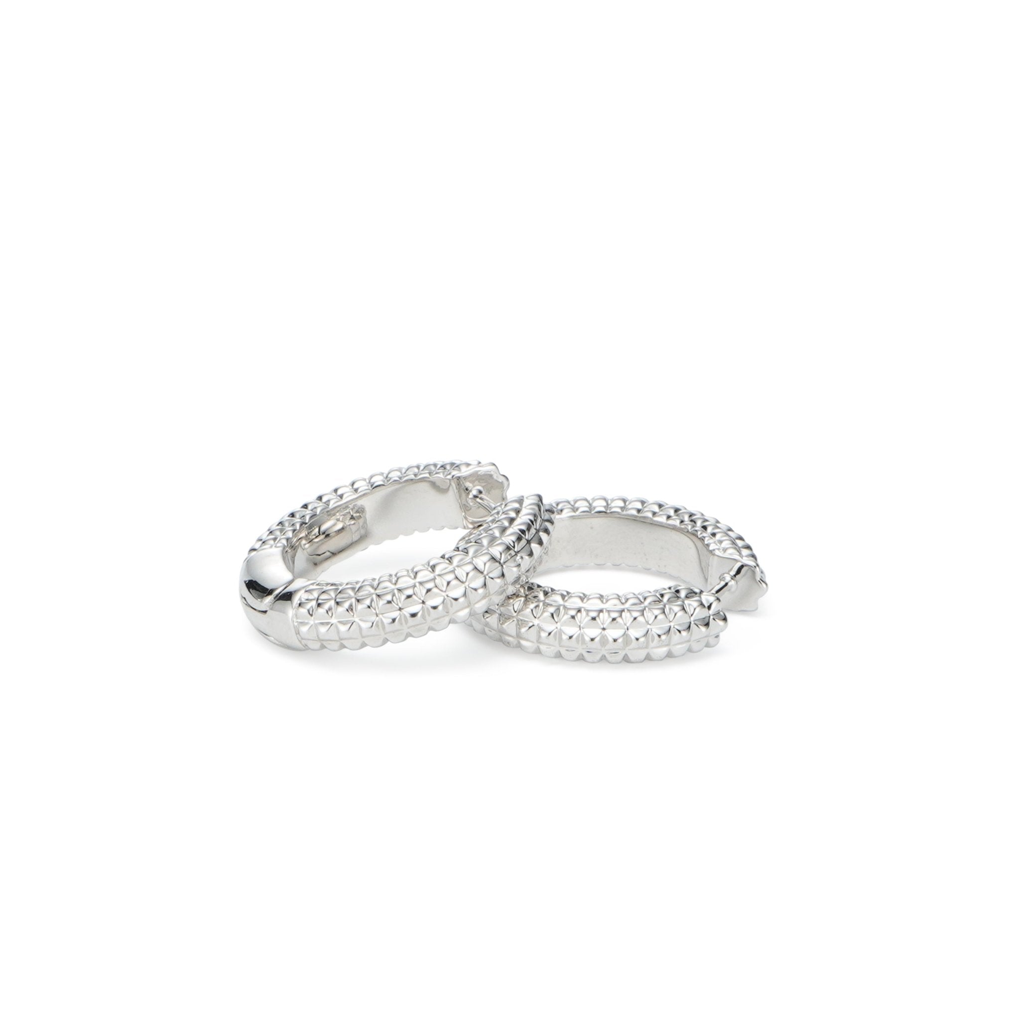 RSNY Diamond Textured Earrings - R2020A