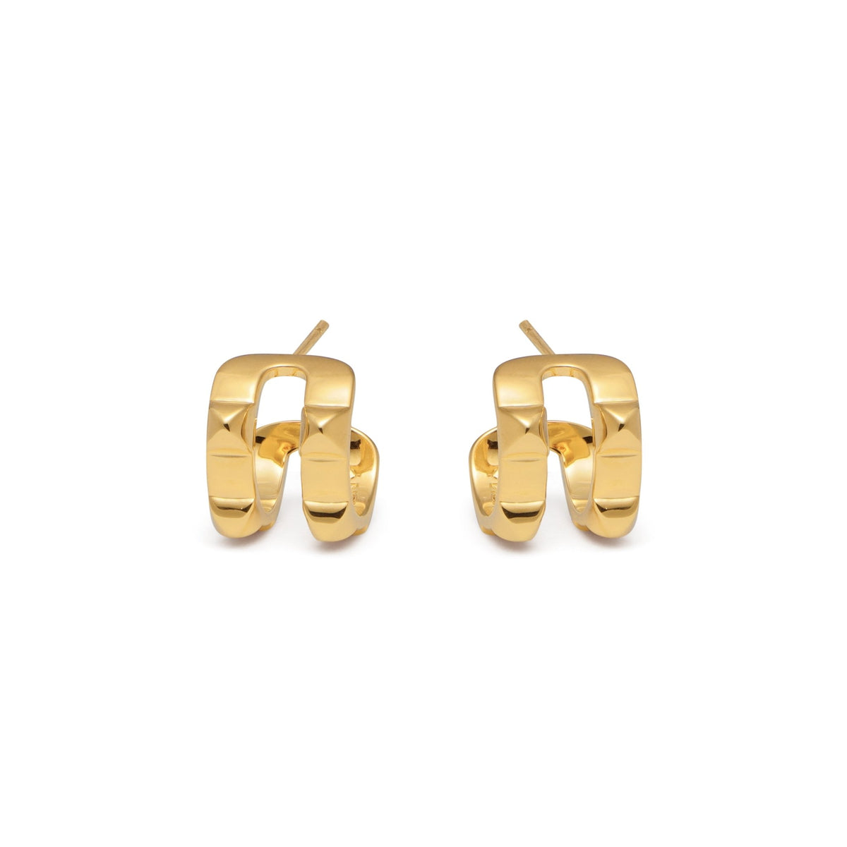RSNY Diamond Textured Earrings - R2077B
