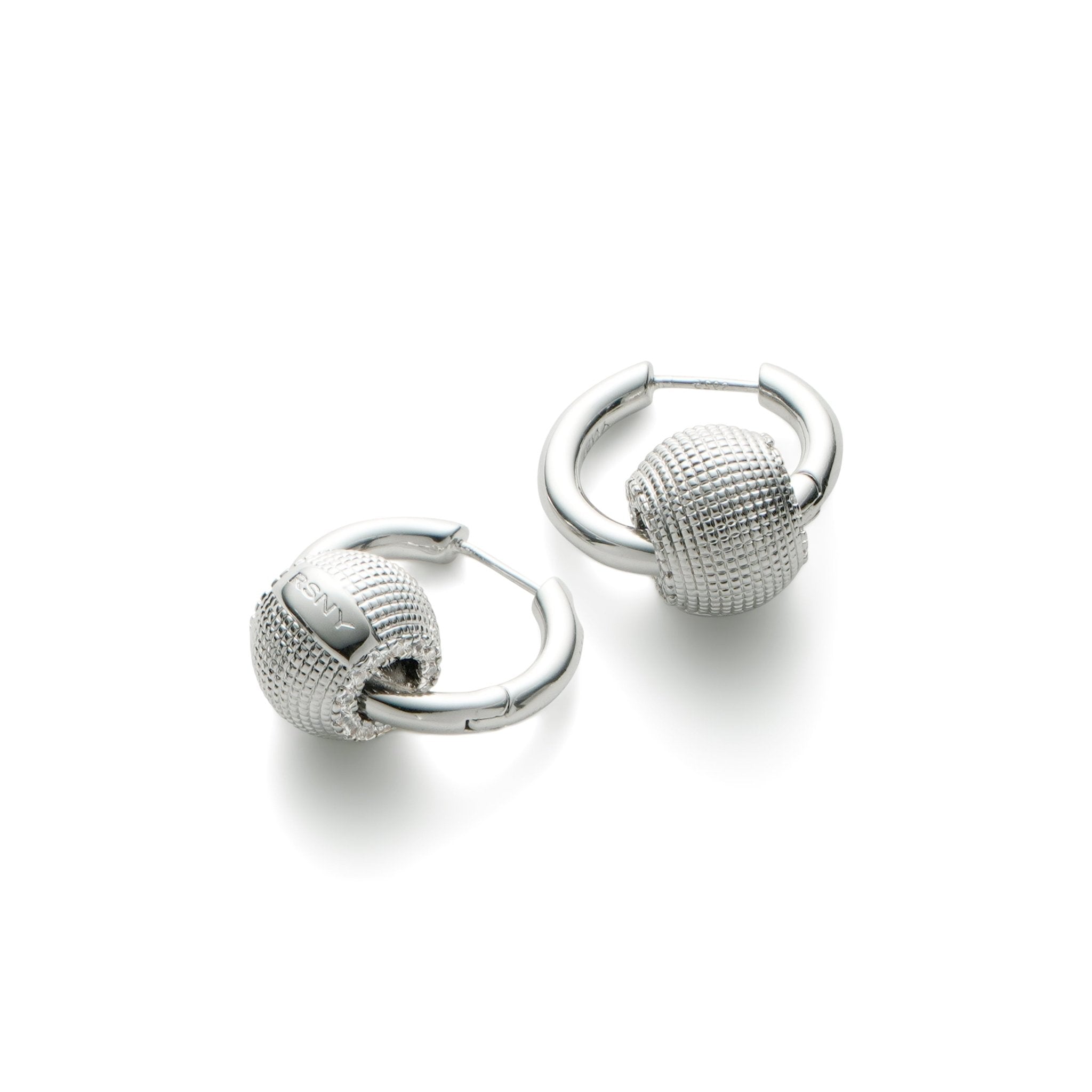 RSNY Diamond Textured Earrings - R2157A
