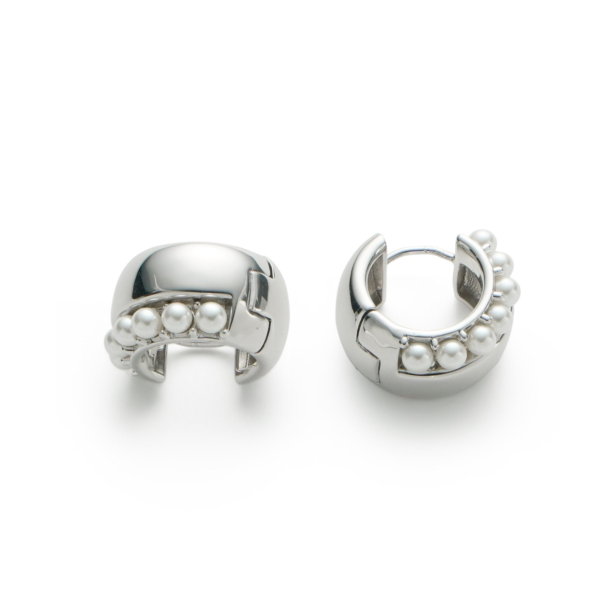 RSNY double pearl earrings - R2170A