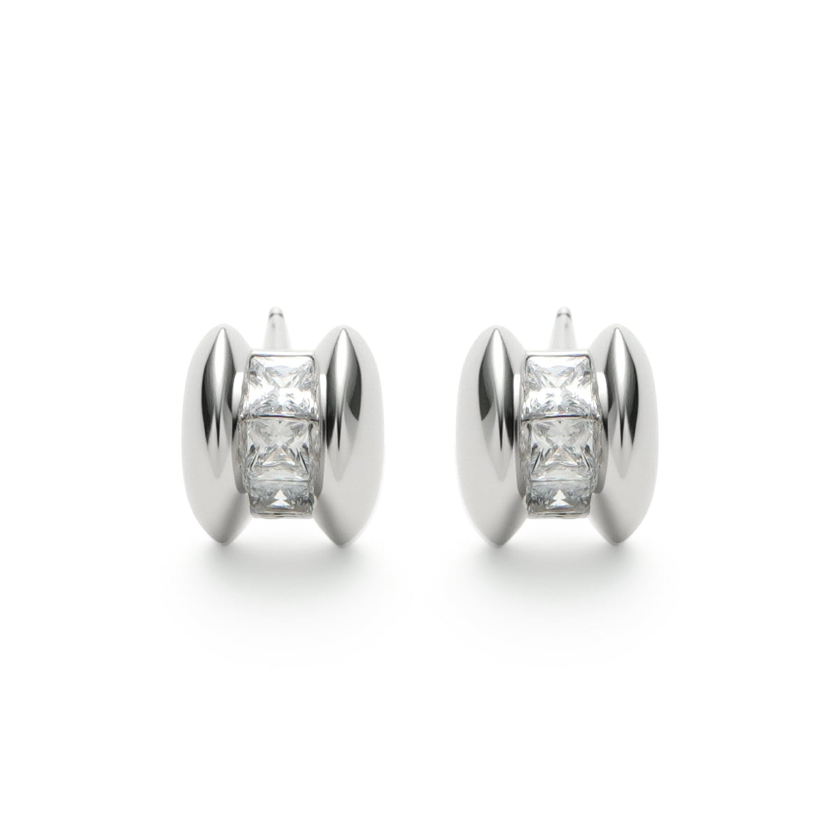 RSNY Geometric Bean Earrings - R2224A