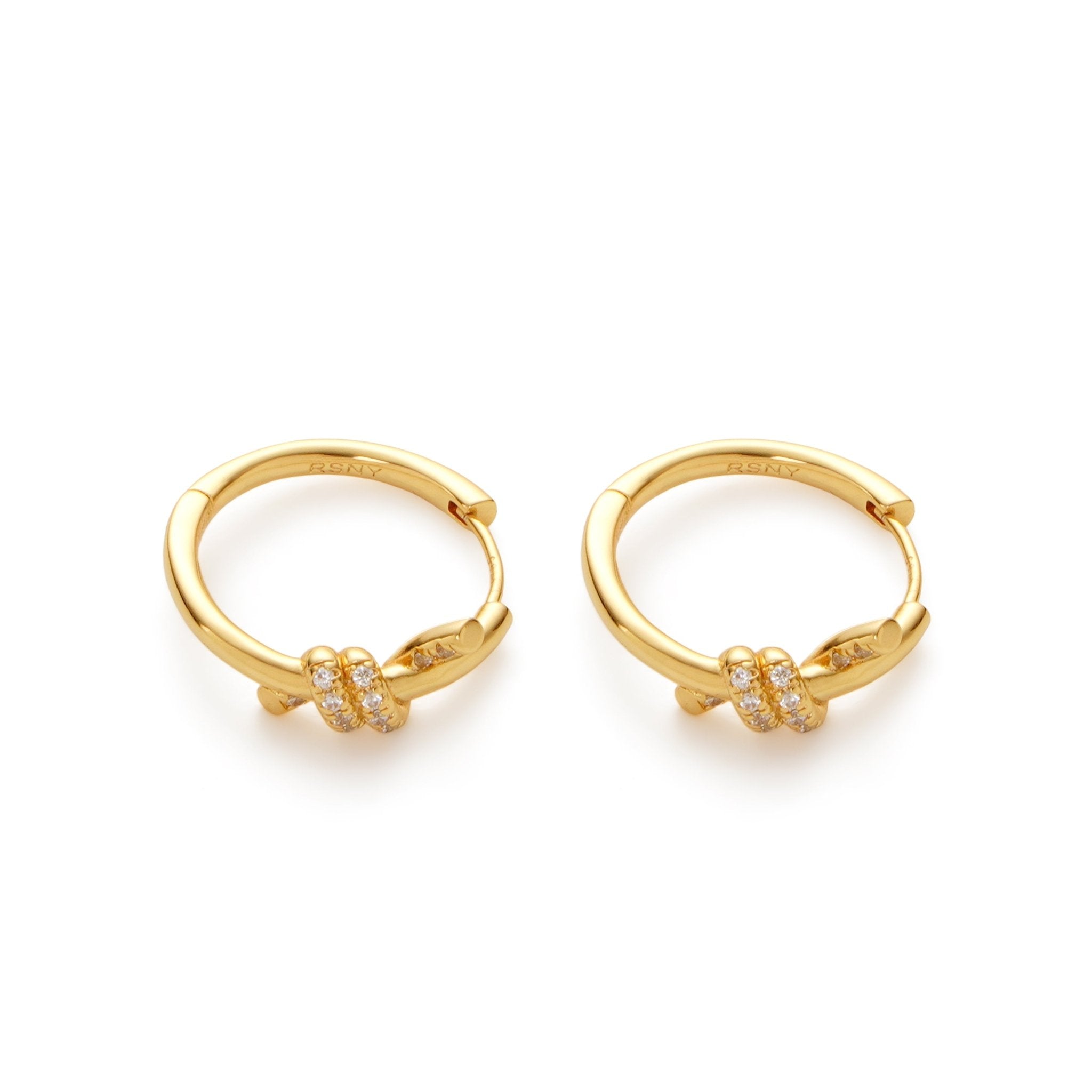 RSNY Geometric Line Earrings - R2195B