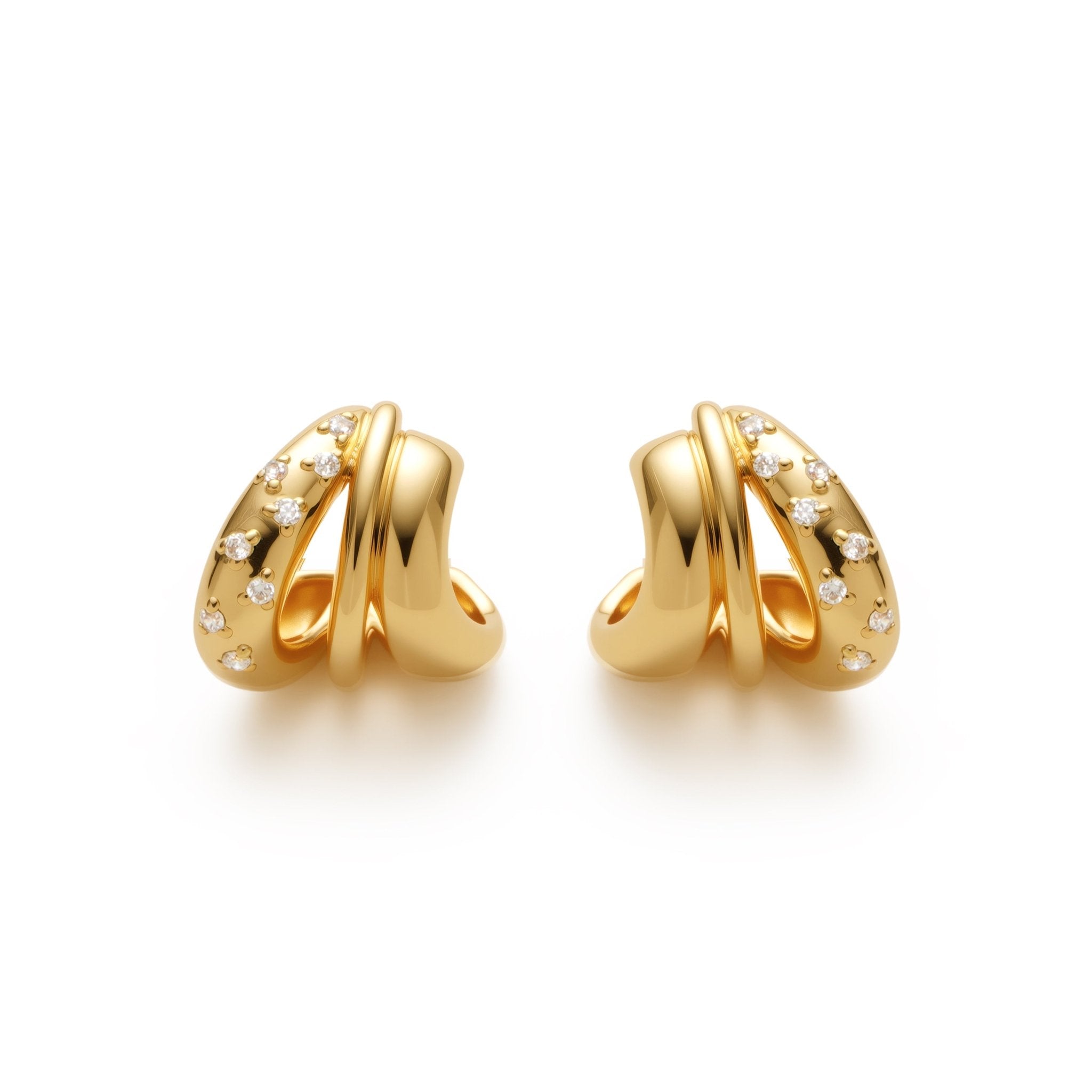 RSNY Geometric Line Earrings - R2220B