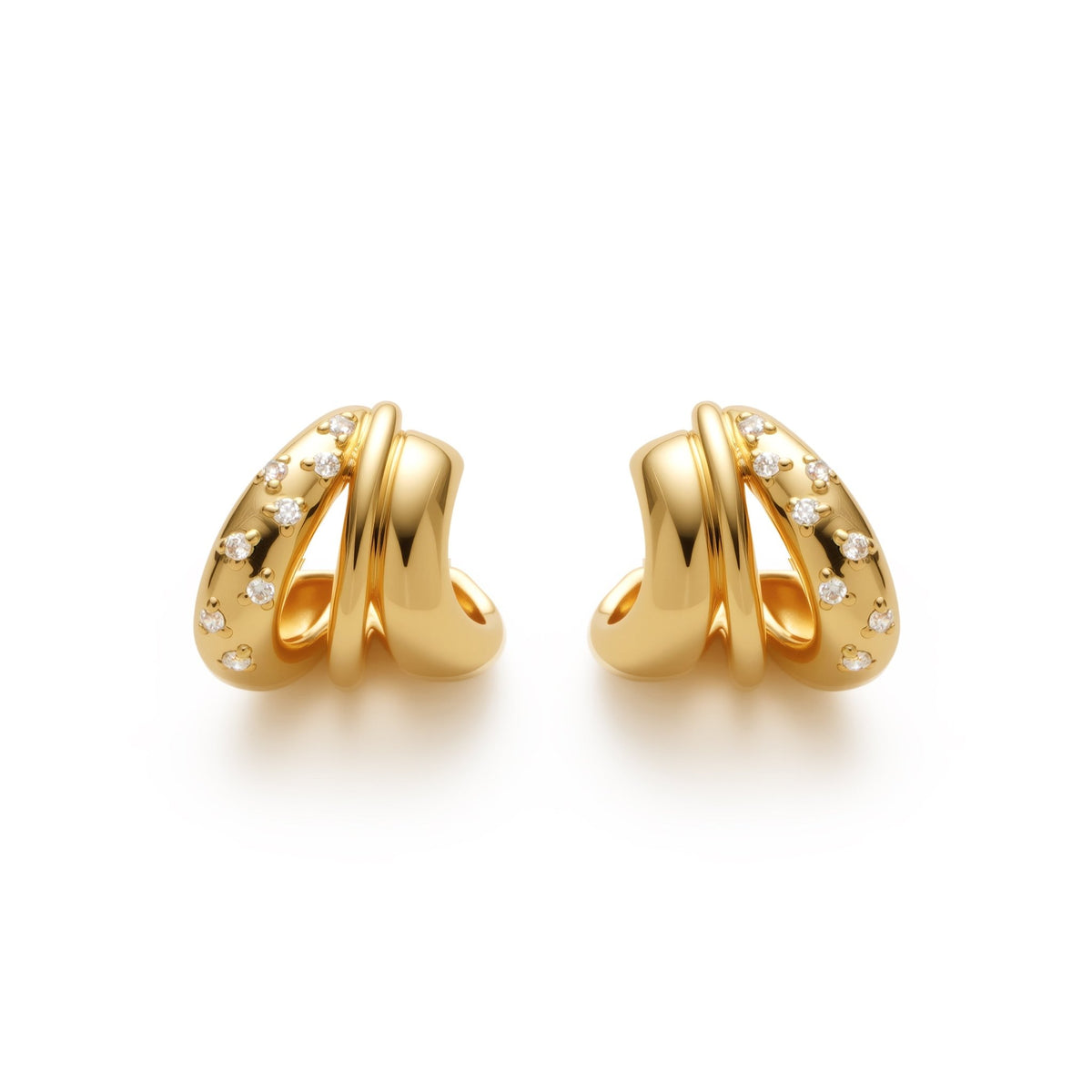 RSNY Geometric Line Earrings - R2220B