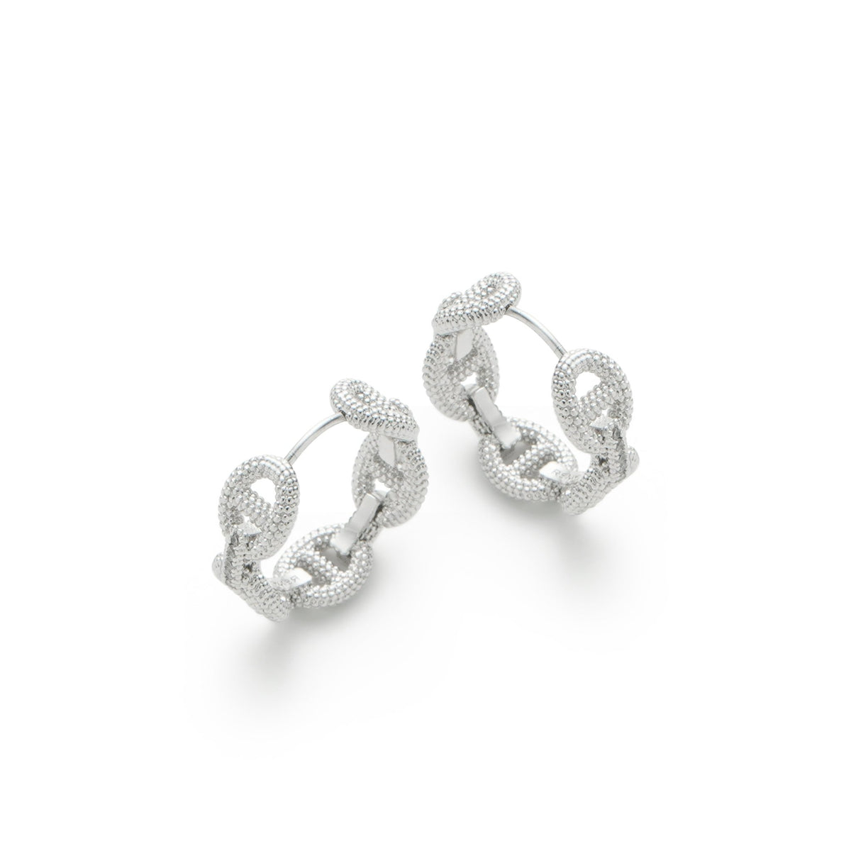 RSNY Geometric Textured Earrings - R2177A