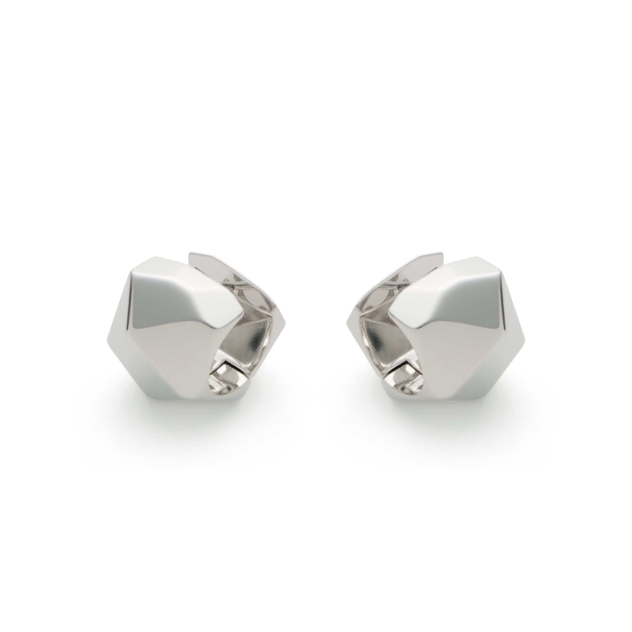 RSNY irregular diamond cut earrings - R2161A