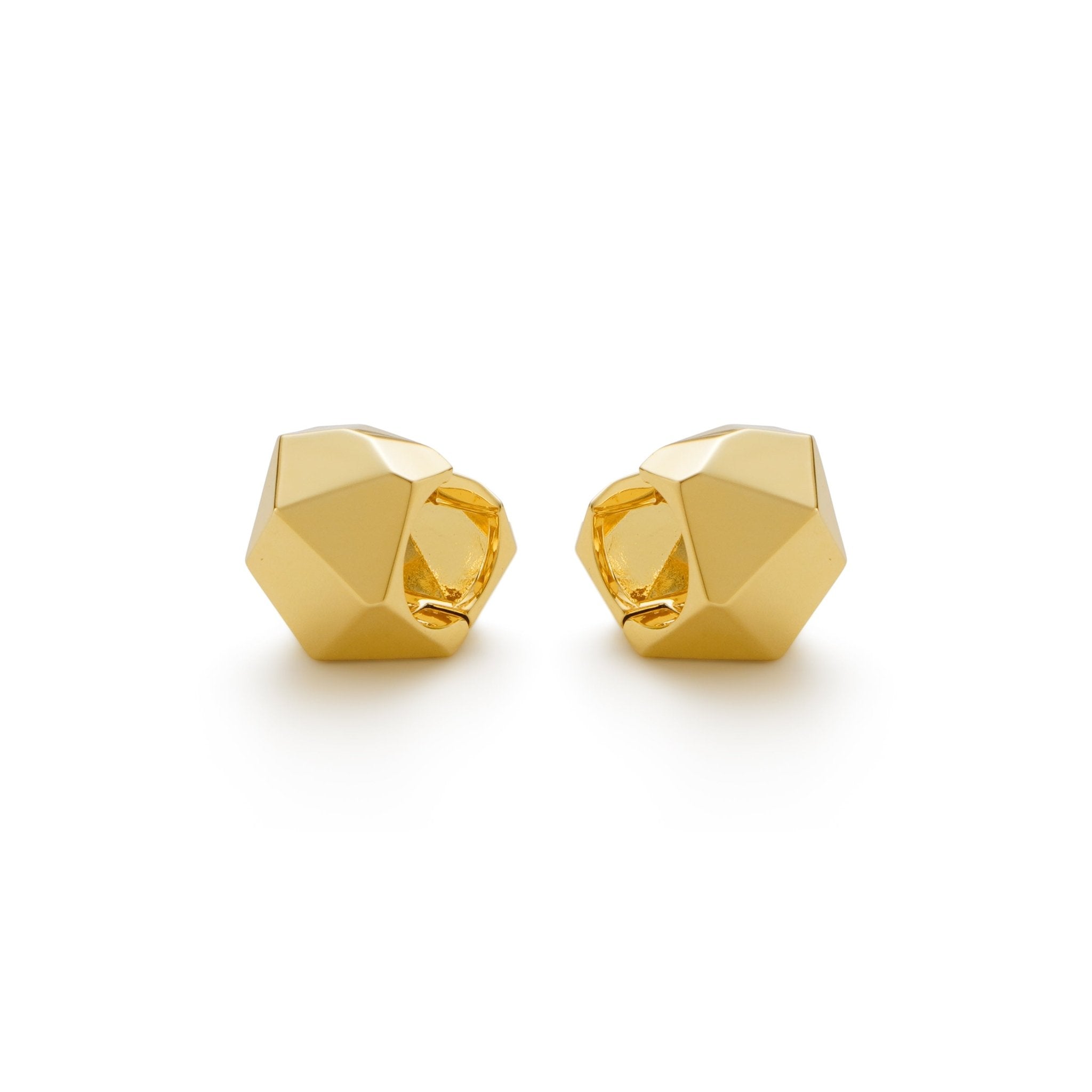 RSNY irregular diamond cut earrings - R2161B