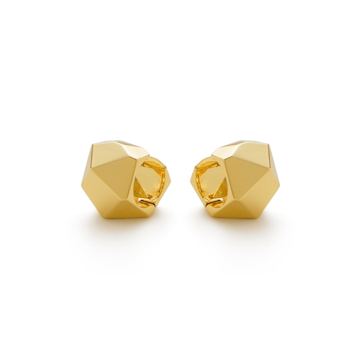 RSNY irregular diamond cut earrings - R2161B