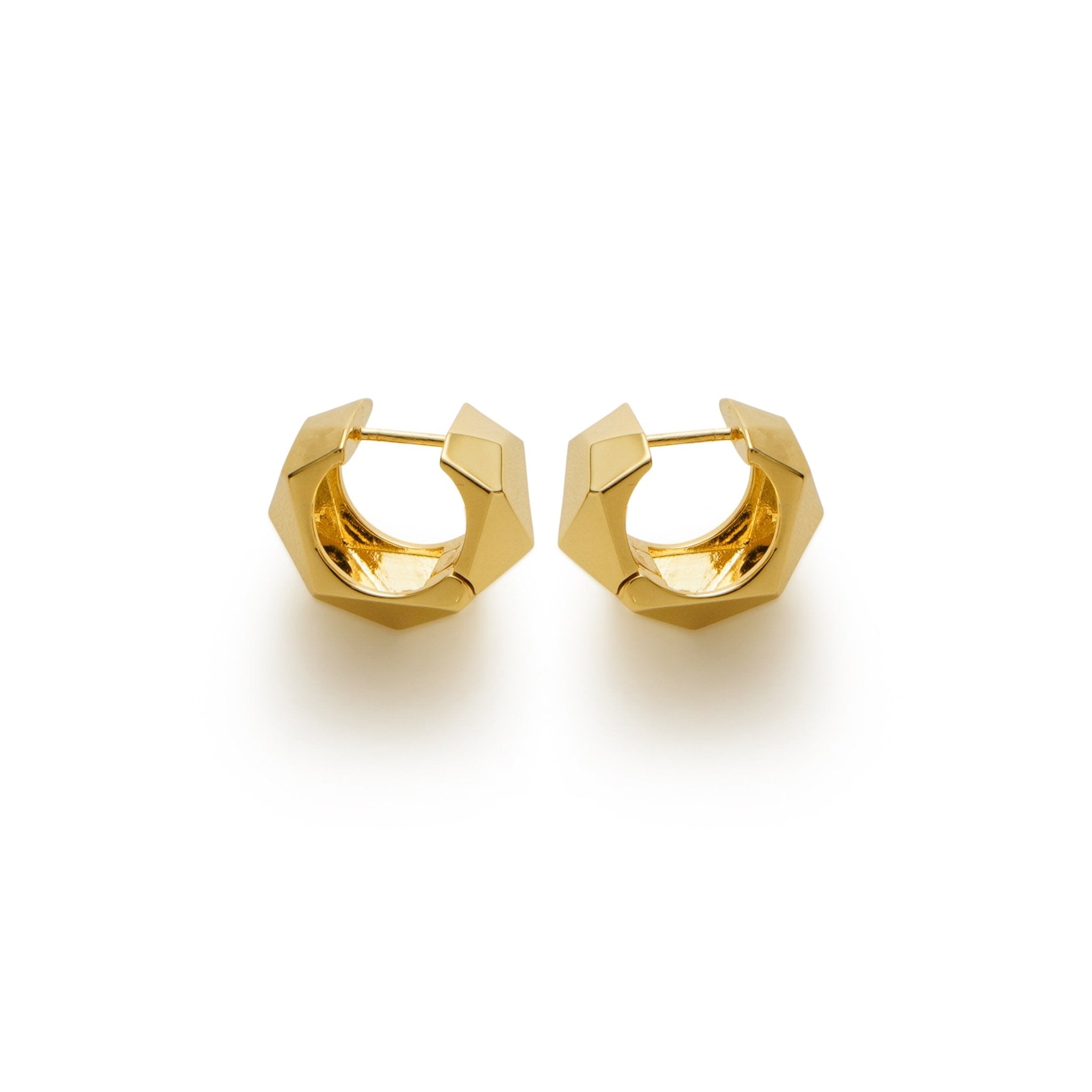 RSNY irregular diamond cut earrings - R2161B