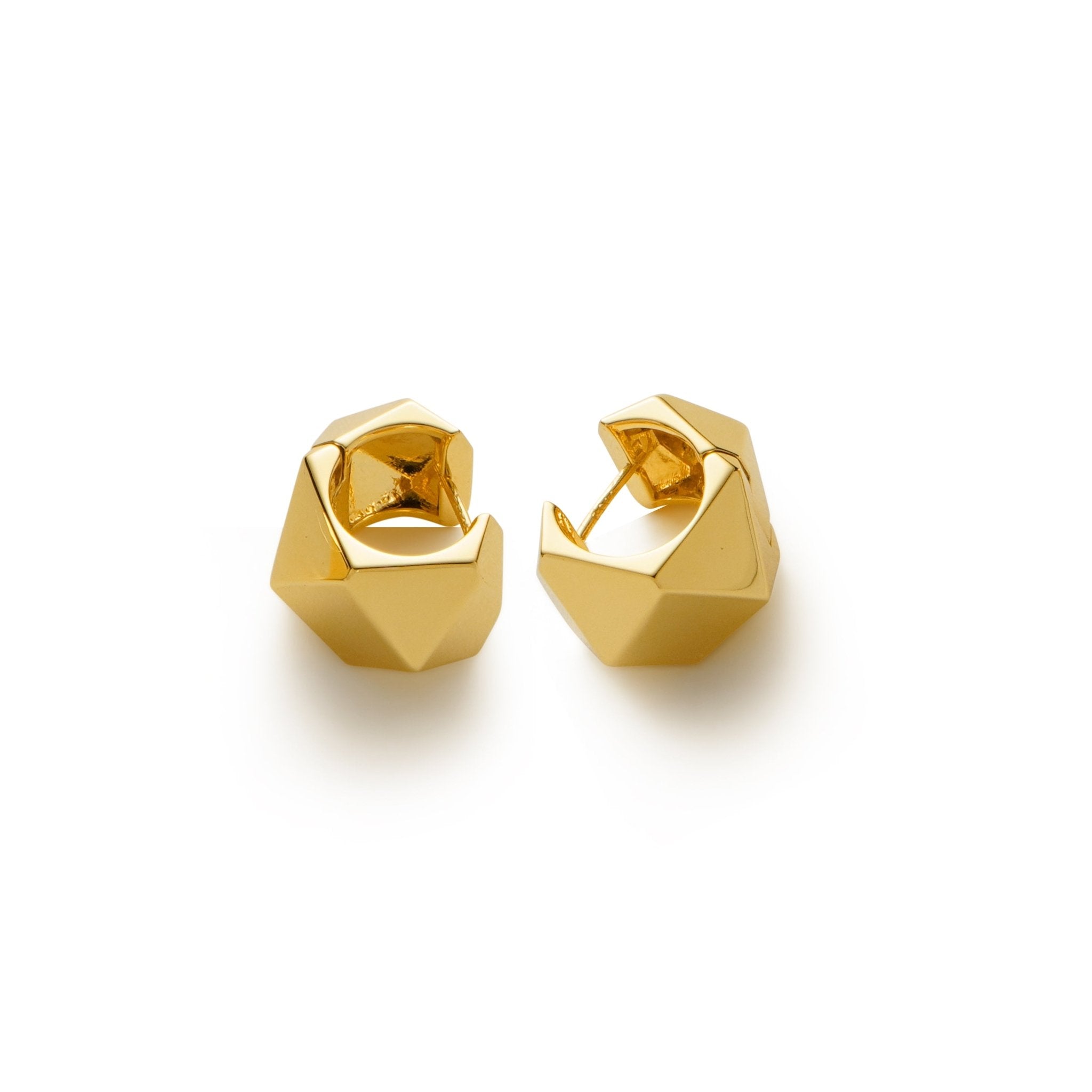 RSNY irregular diamond cut earrings - R2161B