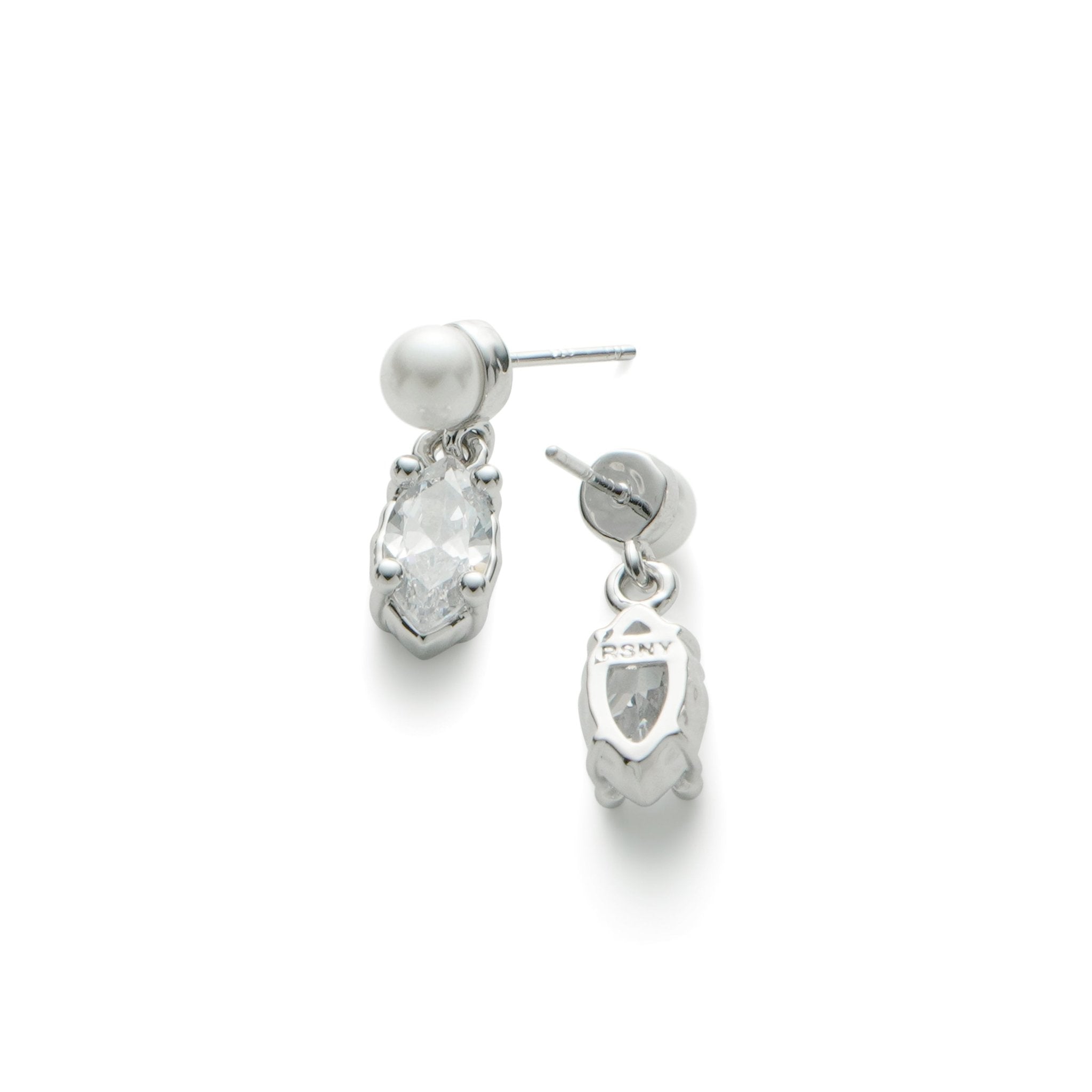 RSNY irregular pearl stud earrings - R2151A