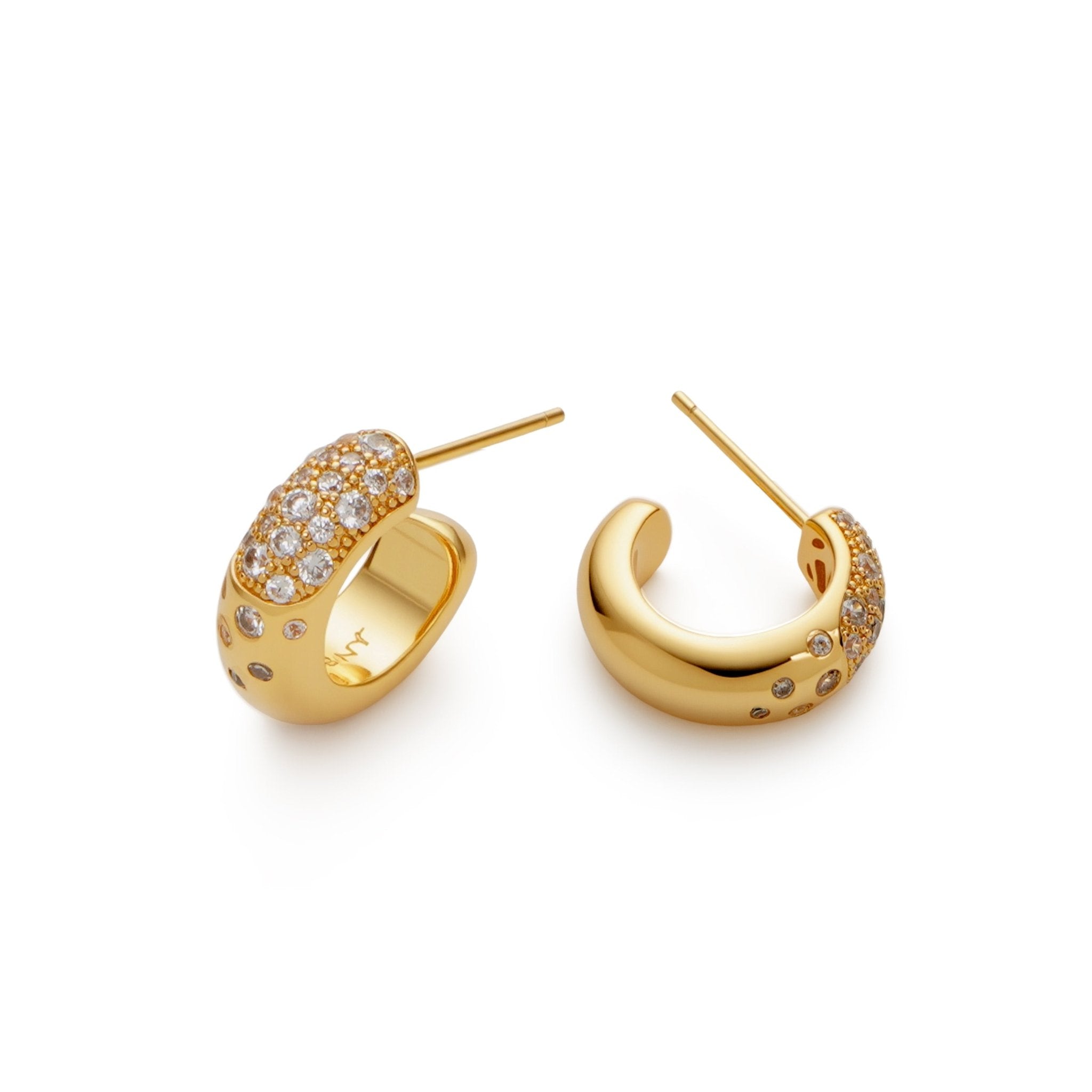 RSNY Minimalist Crystal Diamond Earrings - R2211B