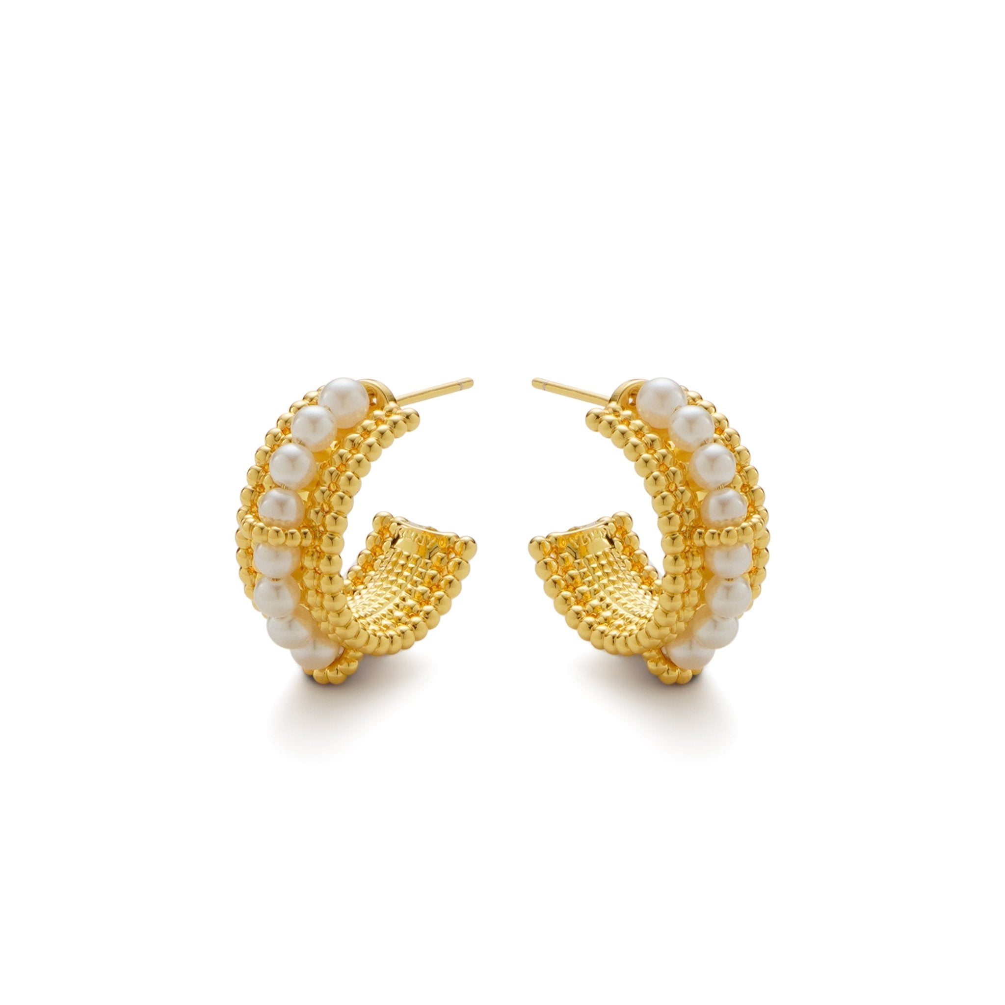 RSNY pearl earrings - R2153B
