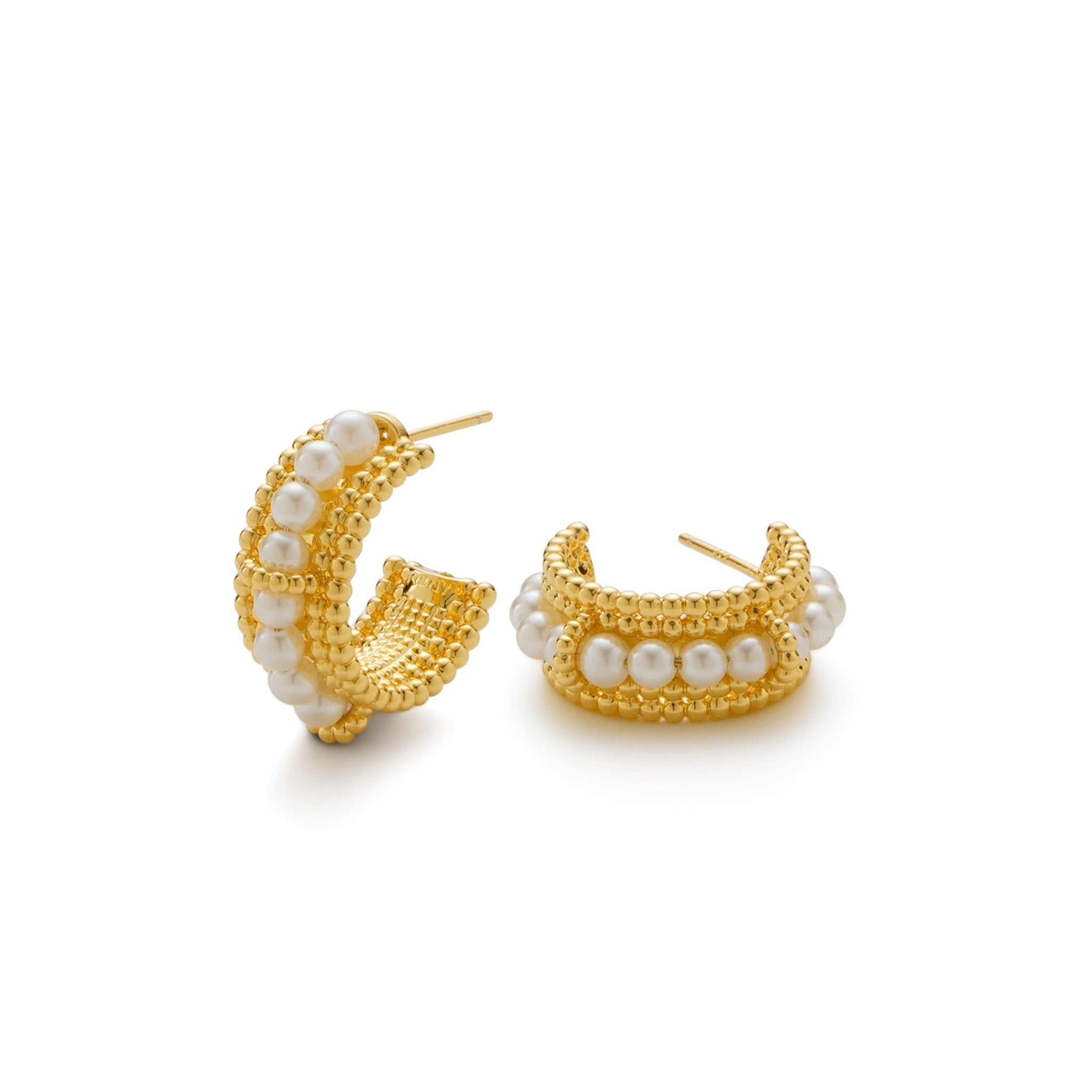 RSNY pearl earrings - R2153B