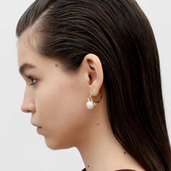 RSNY pearl ring earrings - R2163B
