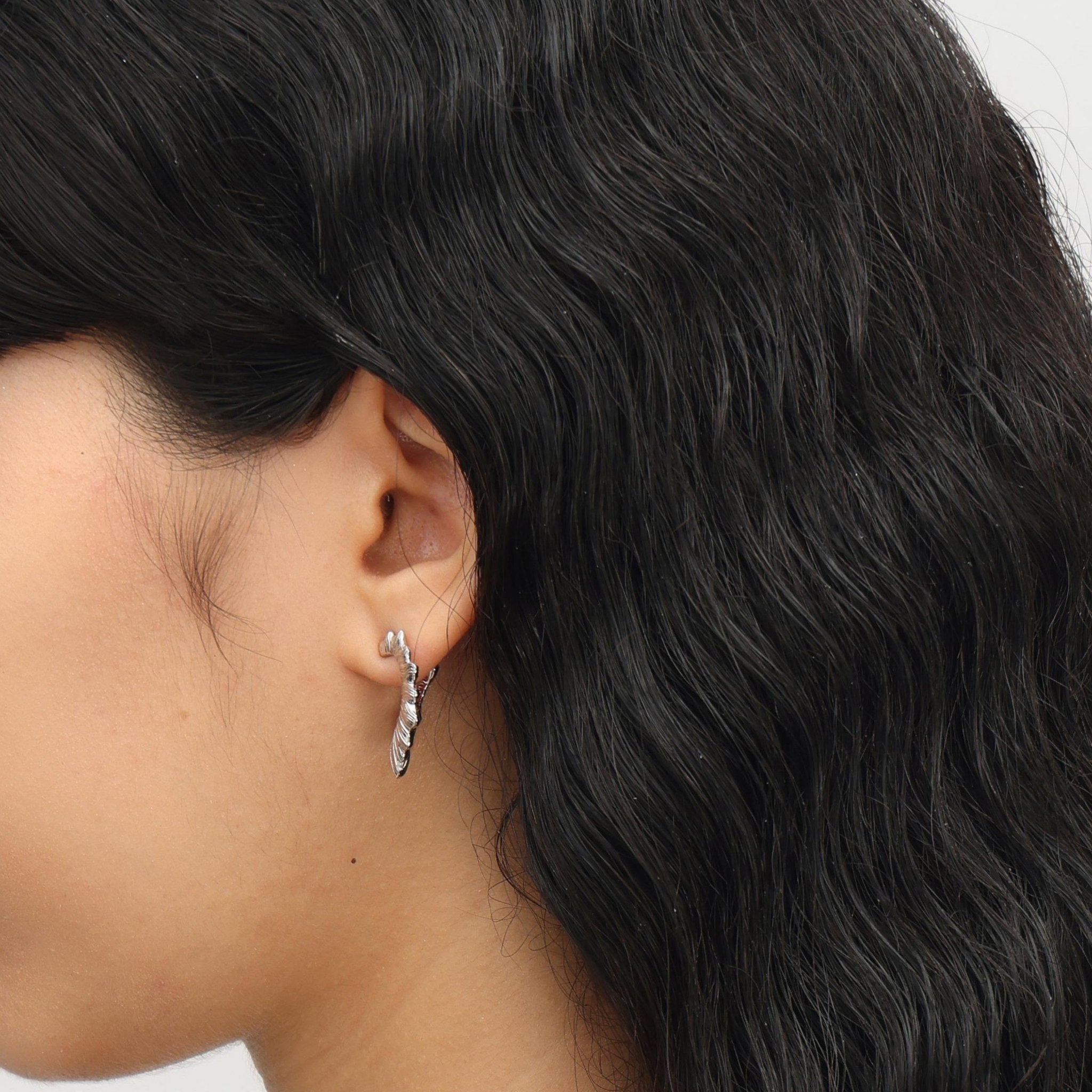 RSNY pleated earrings - R2089A