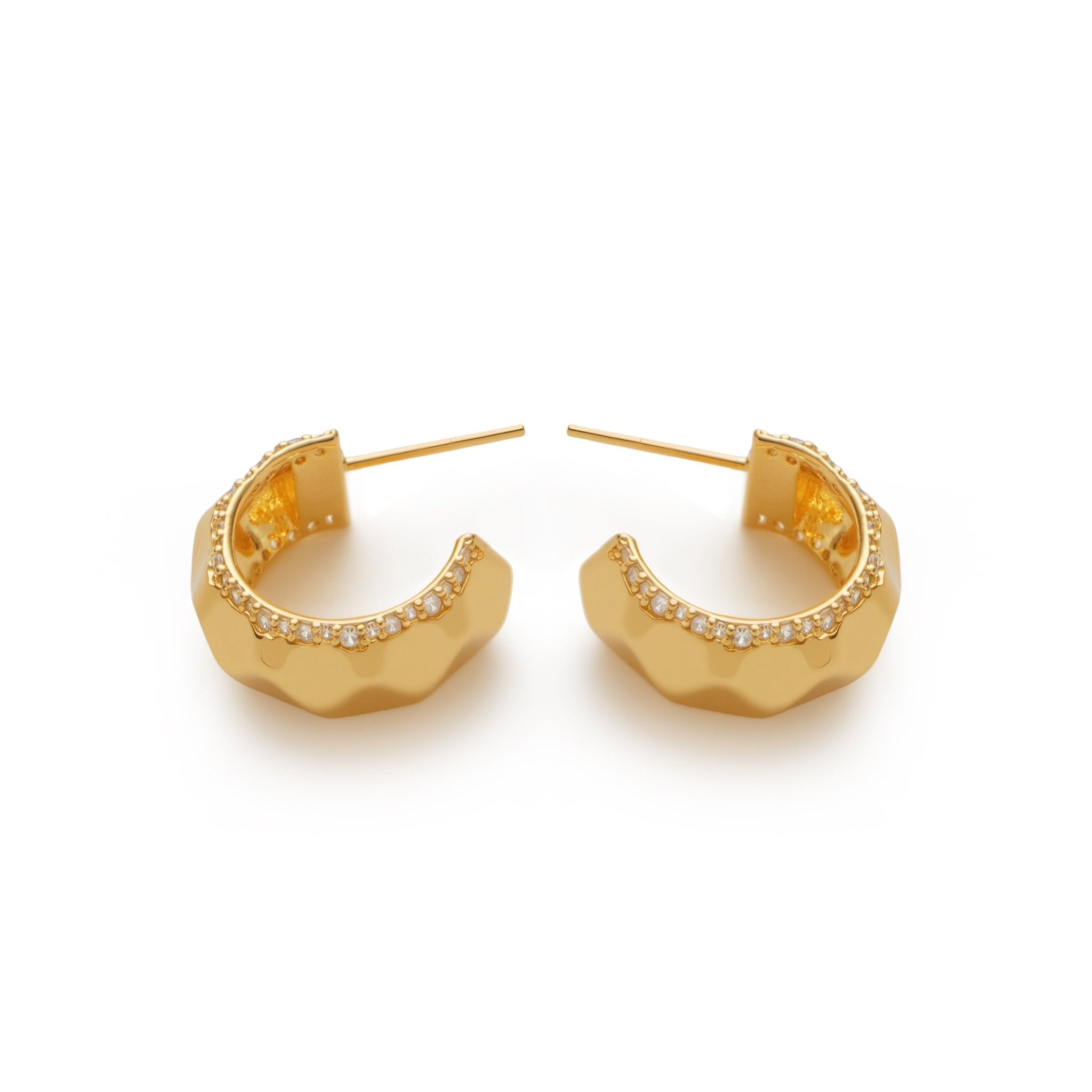 RSNY Pleated Earrings - R2226B
