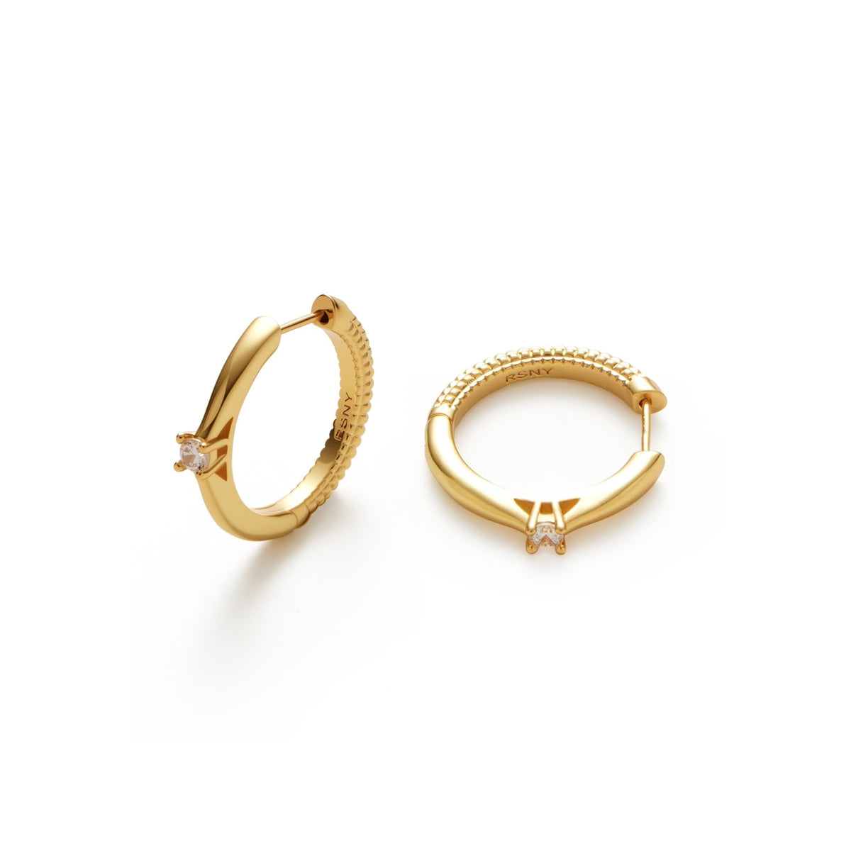 RSNY ring shape earrings - R2029B
