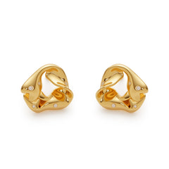 RSNY Ruffled Earrings - R2212B