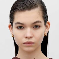 RSNY simple chain earrings - R2181B