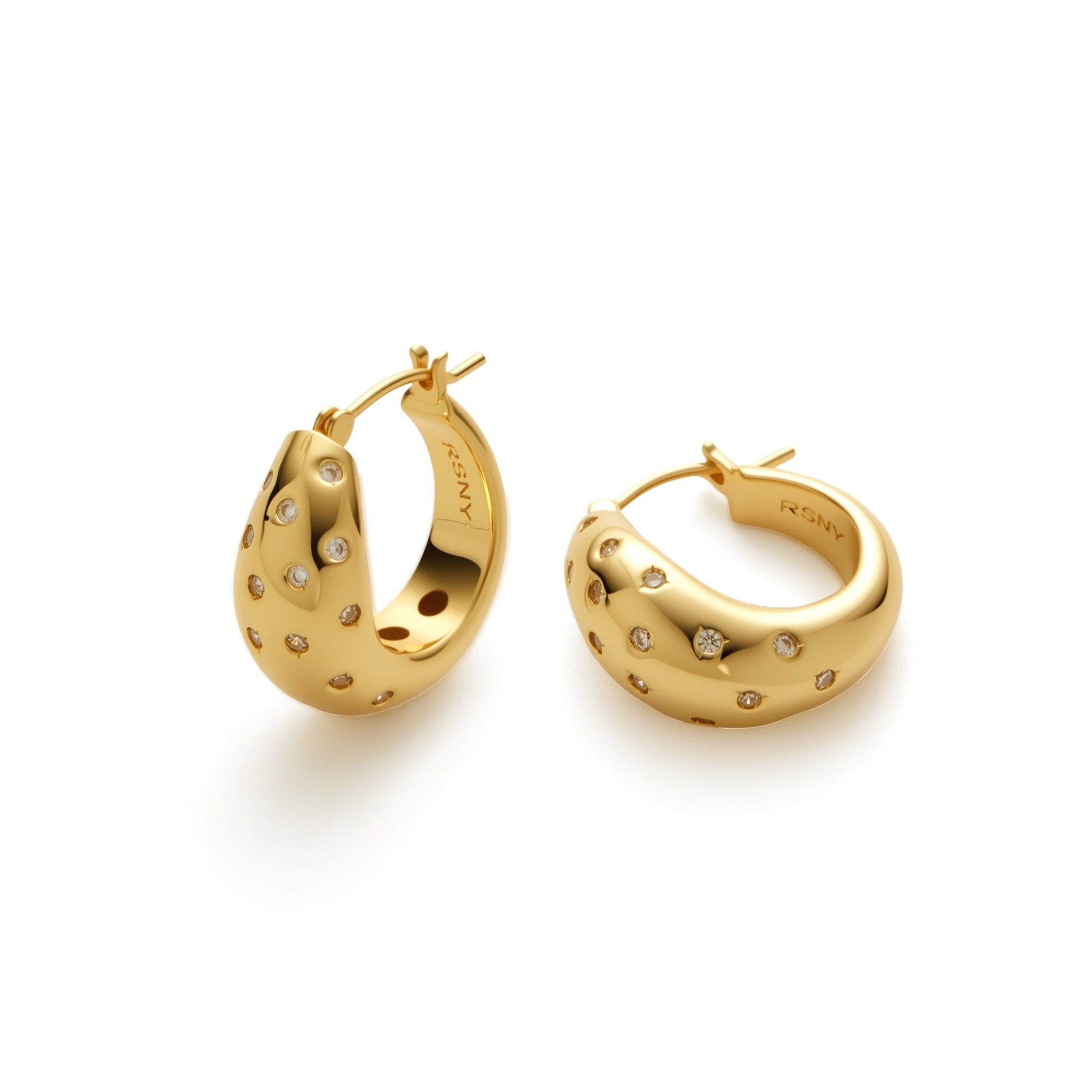 RSNY simple line earrings - R2123B