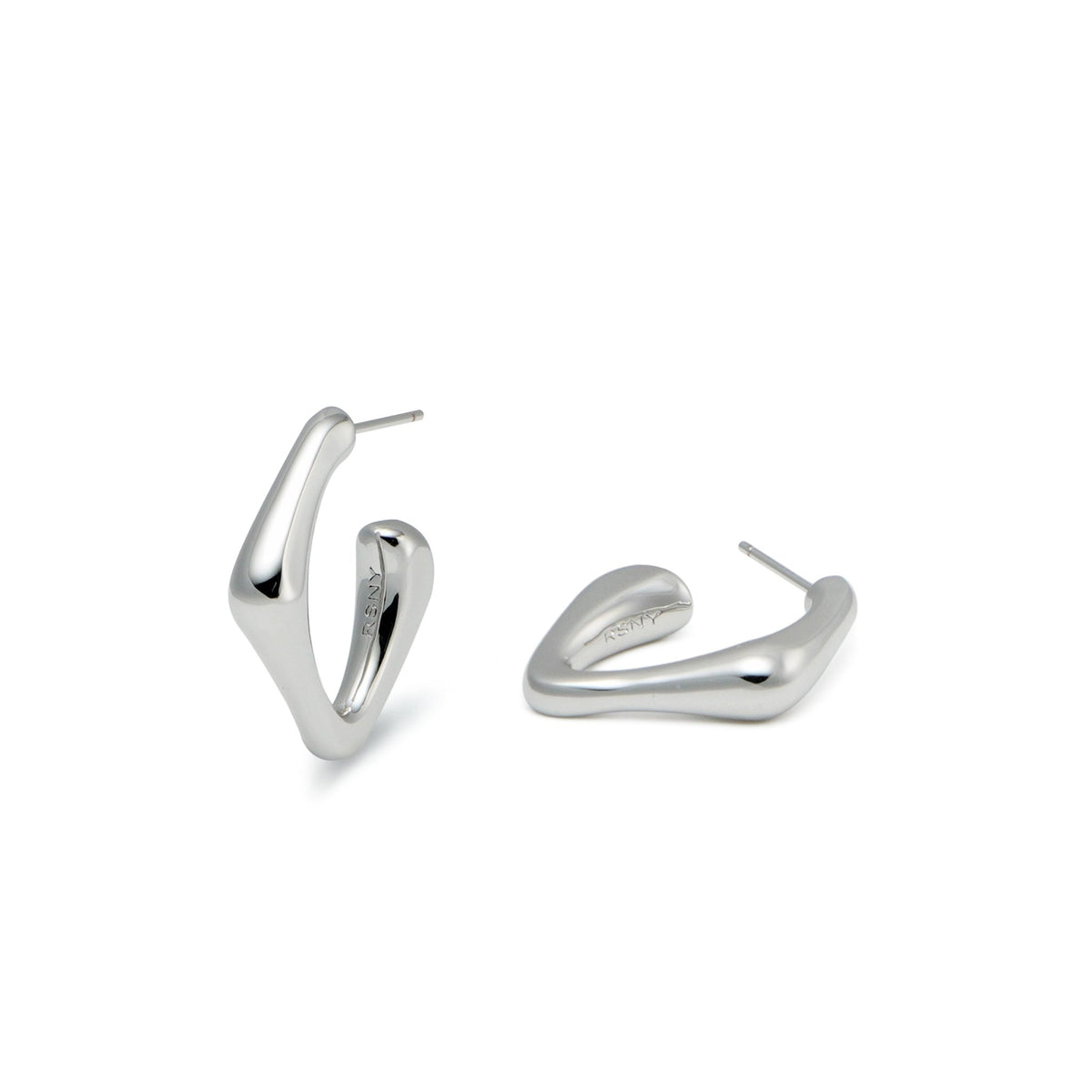 RSNY Square Geometric Earrings - R2056A