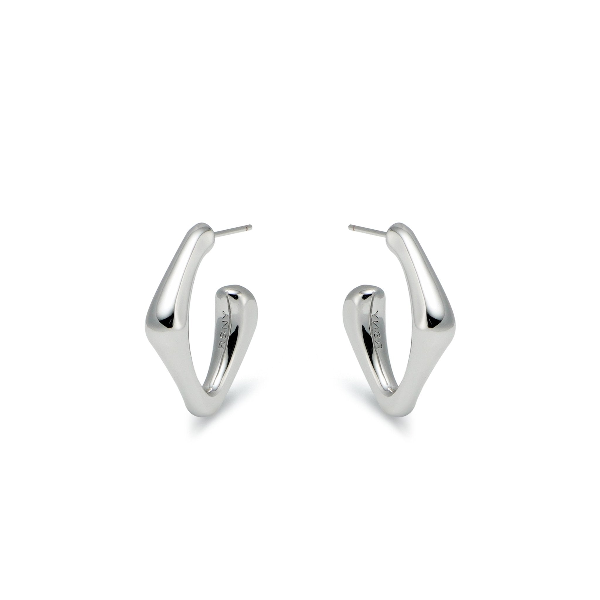 RSNY Square Geometric Earrings - R2056A