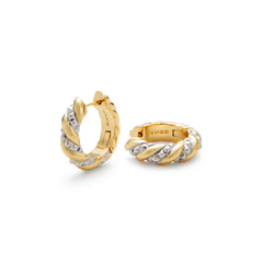 RSNY thick double strand earrings - R2043A