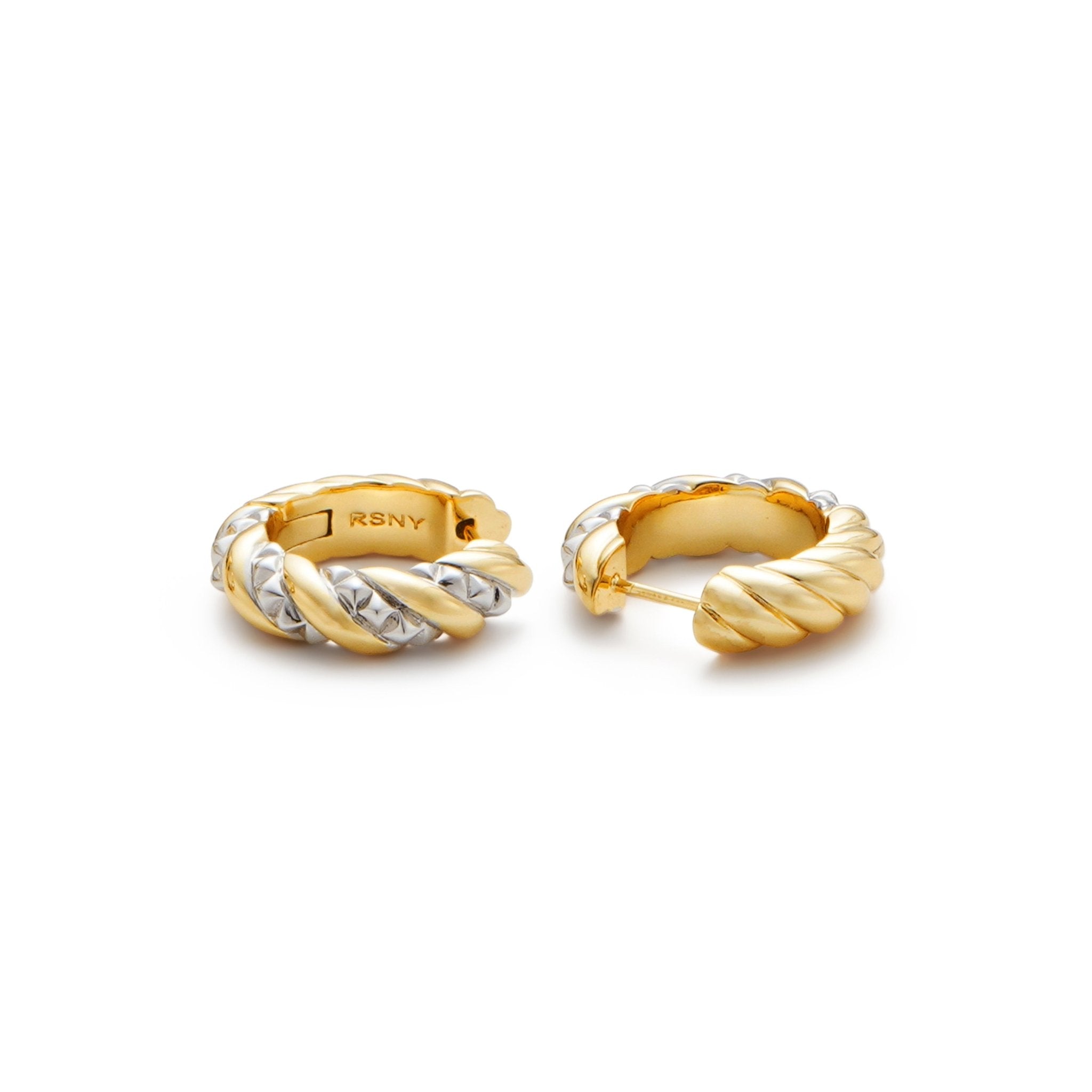 RSNY thick double strand earrings - R2043A